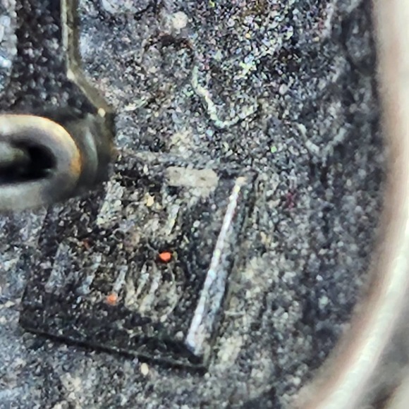 Pewter Rhinestone Pear Fruit Brooch Pin Silver Tone Food Costume Jewelry Vintage - Picture 5 of 6